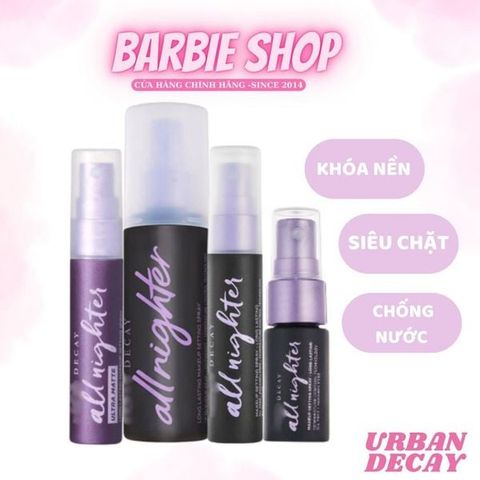 (Nhập khẩu) Xịt Khoá Nền Urban Decay All Nighter Long Lasting Makeup