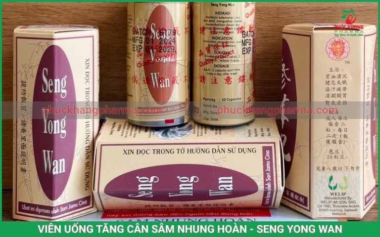 (Auth 100%) Viên uống tăng cân Samyun Wan cải thiện giấc ngủ chiết