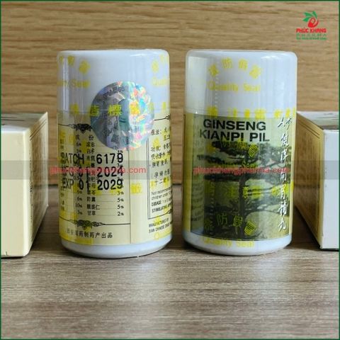 (Nhập khẩu) Viên Uống Tăng Cân Ginseng Kianpi Pil Tăng Cường Sức Khỏe