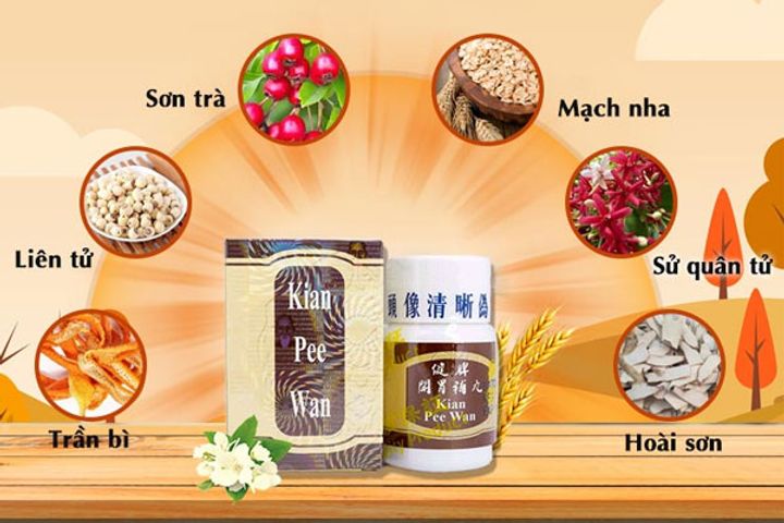 (Nhập khẩu) Viên Uống Tăng Cân Kian Pee Wan Kiện Tỳ Hoàn Tự Nhiên, Dễ