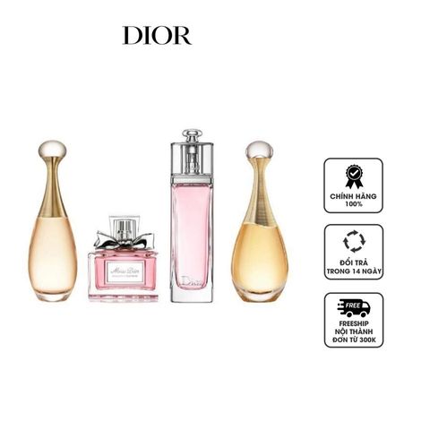(Auth 100%) Set 4 Chai Nước Hoa Mini Dior - Gồm Miss Dior, Dior