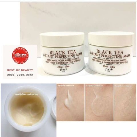 (Chính hãng) Mặt Nạ Dưỡng Ẩm Fresh Black Tea Instant Perfecting Mask