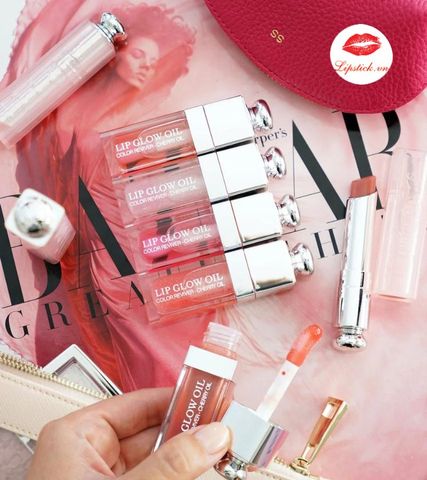 (Chính hãng) Son Dưỡng Dior Addict Lip Glow Oil 046 Cranberry Màu Đỏ