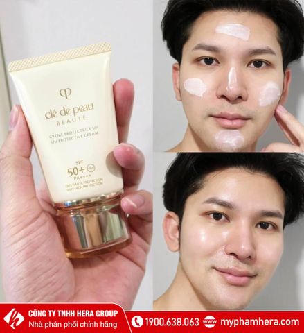 (Nhập khẩu) Combo 3 Tuýp Kem Chống Nắng Clé De Peau Beauté UV