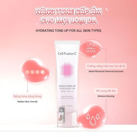 (Nhập khẩu) Kem Chống Nắng Nâng Tone Cell Fusion C Dark Spot Toning