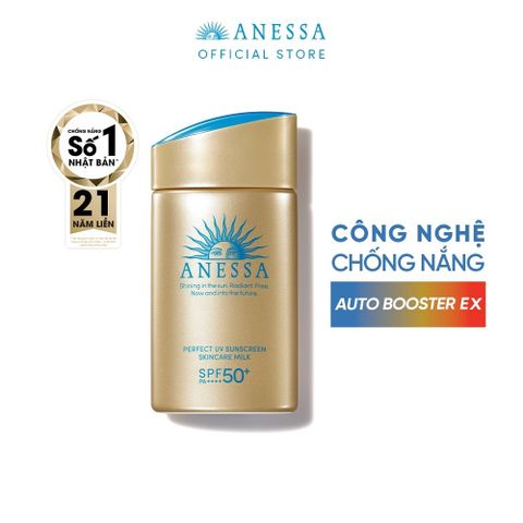 (Nhập khẩu) Sữa Chống Nắng Anessa Perfect UV Sunscreen Skincare Milk