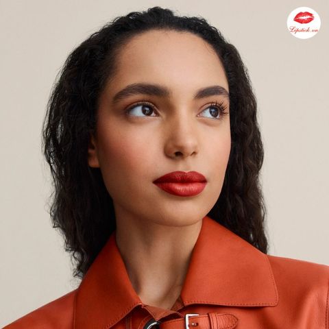 (Auth 100%) Son Hermès Rouge Satin Lipstick 79 Érable Màu Đỏ Nâu