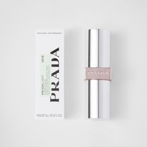 (Auth 100%) Son PRADA Light Glowing Lip Color U016 Rose - Son Môi Cao