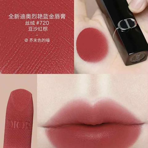 (Auth 100%) Set Son Dior Rouge Velvet 999 & 720 - Bộ Son Môi Cao Cấp