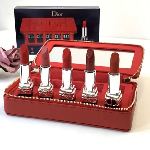 (Nhập khẩu) Bộ Son Dior Rouge Refillable - Set 5 Màu Thời Thượng Chăm