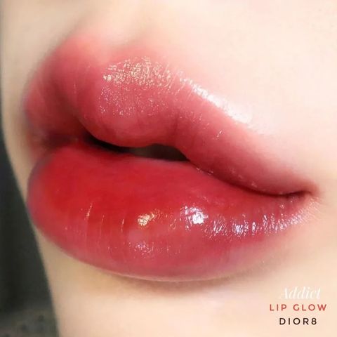 (Nhập khẩu) Son Dưỡng Dior Addict Lip Glow Dior 8 Chính Hãng - Màu Đỏ