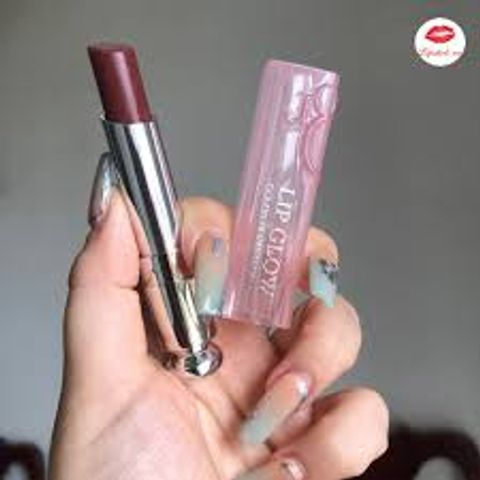 (Nhập khẩu) Son Dưỡng Dior 035 Burgundy Addict Lip Glow - Son Môi
