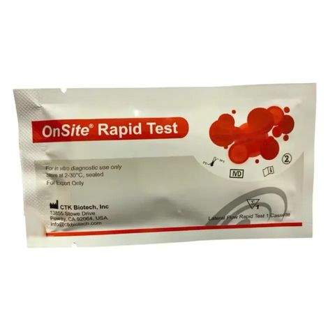 (Nhập khẩu) Test HIV Thế Hệ Thứ 4 Ag/Ab - Phát Hiện Sớm Virus HIV chỉ