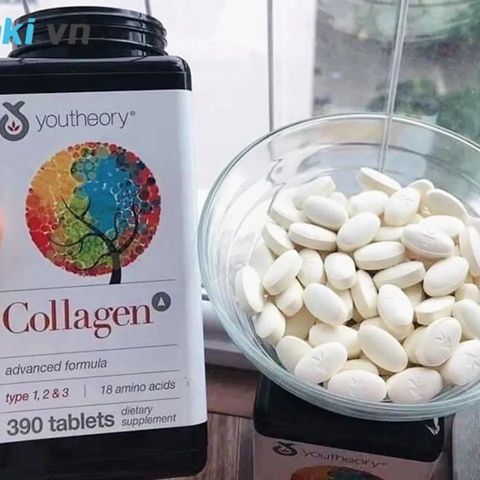 (Nhập khẩu) Viên uống Collagen Youtheory Type 1, 2 & 3 của Mỹ - 390