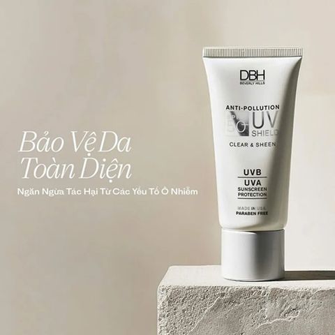 (Auth 100%) Kem Chống Nắng DBH UV Shield Anti-Pollution SPF50 60ml -