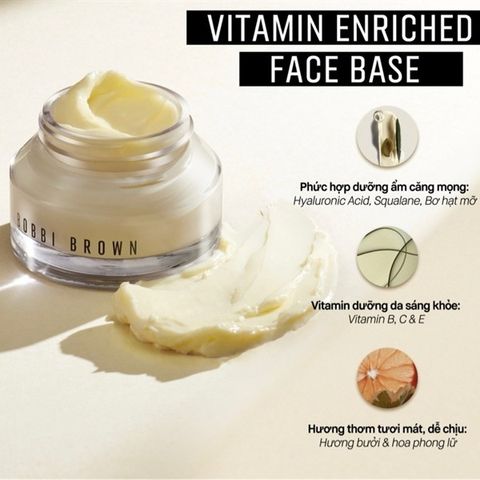 (Auth 100%) Kem Lót Dưỡng Ẩm Bobbi Brown Vitamin Enriched Face Base