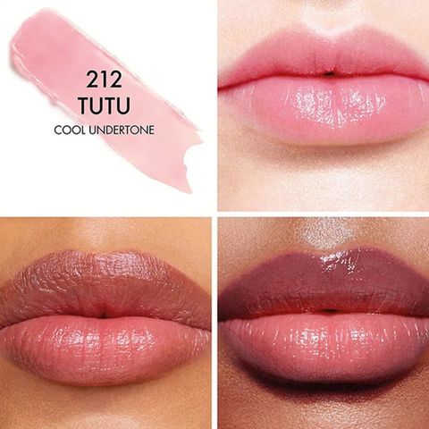 (Nhập khẩu) Son Dưỡng Môi Dior Addict Lip Glow 212 Tutu Màu Hồng Nhạt