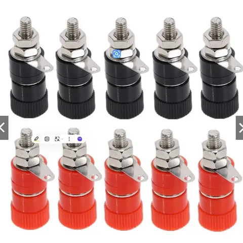 Bộ trạm loa Ổ Cắm Chuối Màu Đỏ Và Đen 4mm Chuyên Dụng