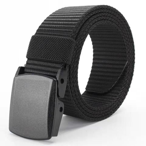 Dây nịt canvas - 5 Màu Dây - 1 Màu Khóa: Đẳng cấp All-Black mạnh mẽ!