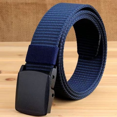 Dây nịt canvas - 5 Màu Dây - 1 Màu Khóa: Đẳng cấp All-Black mạnh mẽ!