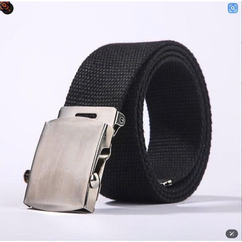 Thắt Lưng Vải Nylon Khóa lăn kiểu lính, bằng Hợp Kim – Phong Cách Hàn Quốc, Đẳng Cấp và Tiện Dụng Cho Nam & Nữ