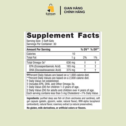 TPBVSK Nordic Children's DHA Xtra 880mg, dạng lỏng/ viên nang mềm 90 viên - Nội địa Mỹ