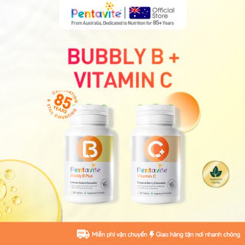 pentavite B, C,  chuẩn úc ,loại không chứa chất bảo quản, date mới