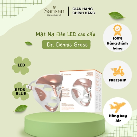 Mặt nạ ánh sáng LED Dr Dennis Gross DRx SpectraLite FaceWare Pro - Mỹ