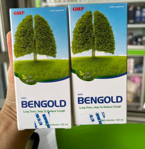 Siro ho BENGOLD bổ phế,giảm ho,date xa