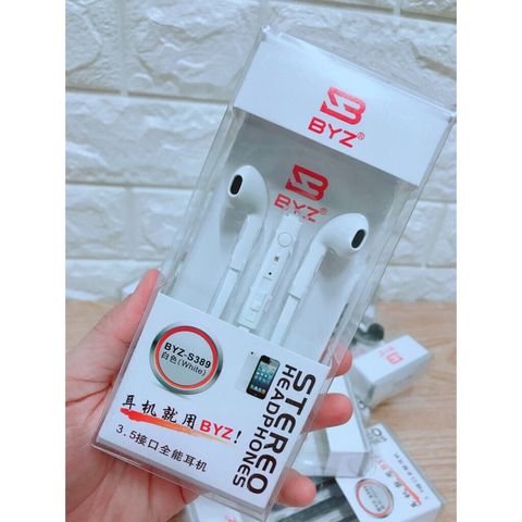Tai Nghe Chính Hãng BYZ S389 Thiết Kế Tinh Tế, Đẹp Mắt Thời Trang
