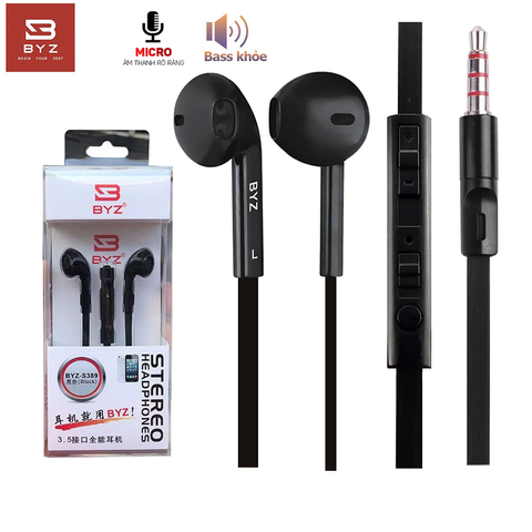 Tai Nghe Chính Hãng BYZ S389 Thiết Kế Tinh Tế, Đẹp Mắt Thời Trang