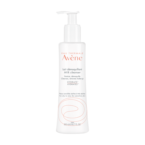 Sữa Rửa Mặt Tẩy Trang Avene Milk Cleanser 200ml Cho Da Khô, Nhạy Cảm