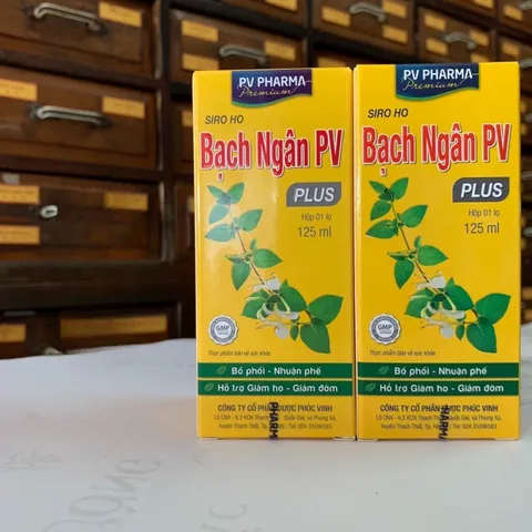 Bạch ngân PV plus - siro ho