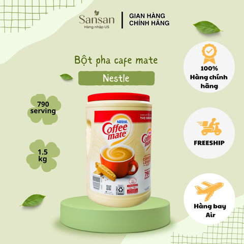 Bột pha cafe Nestle coffee mate 1.5kg của Mỹ