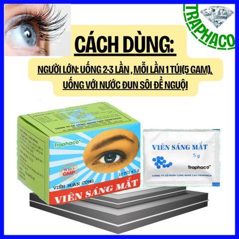 Viên uống Sáng Mắt Traphaco giúp cải thiện thị lực, mắt mờ, khô rát, chói sáng khi ra nắng