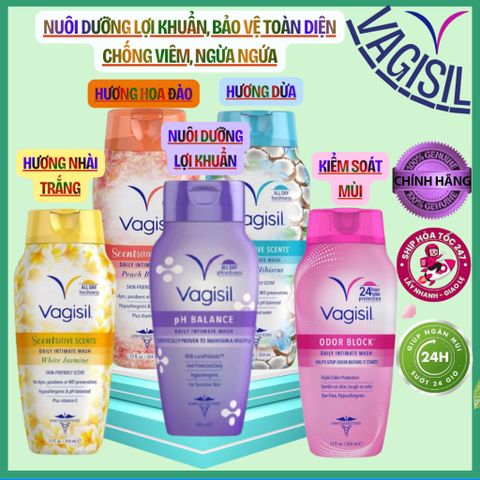 [Che Tên] DDVSPN VAGISIL,nước rửa phụ khoa,ddvs,khử mùi,chăm sóc vùng kín ngăn ngừa hiệu quả 350ml&240ml