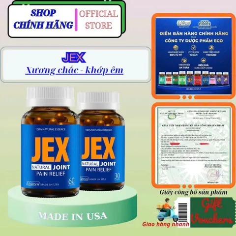 Viên uống JEX Thế Hệ Mới hỗ trợ tăng cường tái tạo sụn và xương khớp hộp 60 viên & 30 viên 718476