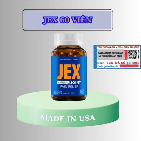 Viên uống JEX Thế Hệ Mới hỗ trợ tăng cường tái tạo sụn và xương khớp hộp 60 viên