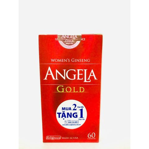 Viên uống Angela gold tăng cường sức khoẻ, sắc đẹp và sinh lý nữ Hộp 60 Viên & 30 Viên 718481