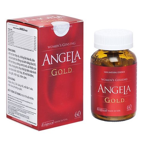 Viên uống Angela gold tăng cường sức khoẻ, sắc đẹp và sinh lý nữ Hộp 60 Viên & 30 Viên 718481