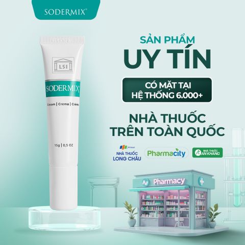 Sodermix - Kem Bôi Viêm Da Cơ Địa Hỗ Trợ Giảm Viêm Da, Ngứa Ngáy, Eczema, Chàm Tổ Đỉa