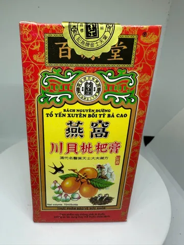 Tổ yến xuyên bối tỳ bà cao chai 75ml