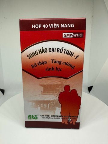 Song Hảo Đại Bổ Tinh F - Thực Phẩm Chức Năng Tăng Cường Sinh Lực & Bổ Thận Cho Nam Giới - 40 Viên Nang Cứng