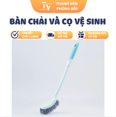 Bàn chải và cọ vệ sinh sạch sẽ tiện lợi đủ loại kiểu dáng (TV1553) (Màu ngẫu nhiên)