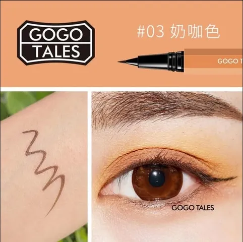 Kẻ mắt Gogotales Slender Beckoning #03 nét mảnh dễ vẽ