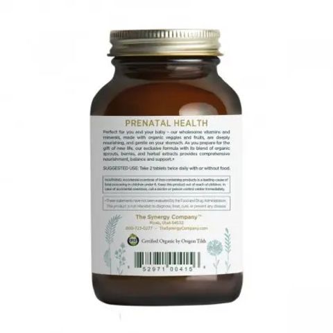 Vitamin Bầu cao cấp Pure Synergy PureNatal - Hỗ trợ sức khỏe toàn diện cho Mẹ Bầu - Hàng USA