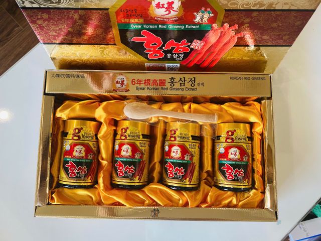 Cao Hồng Sâm Kanghwa 6 Năm Set 4 Lọ - Chiết Xuất Nhân Sâm Đỏ Hàn Quốc Tăng Cường Sức Khỏe, Giảm Căng Thẳng, Hỗ Trợ Ngủ Ngon