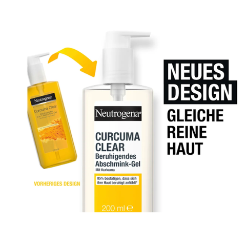 Sữa Rửa Mặt Nghệ Neutrogena Curcuma Clear 3-in-1 - Giúp Sạch Da, Mờ Thâm, Tẩy Trang Hiệu Quả, Dành Cho Da Nhạy Cảm