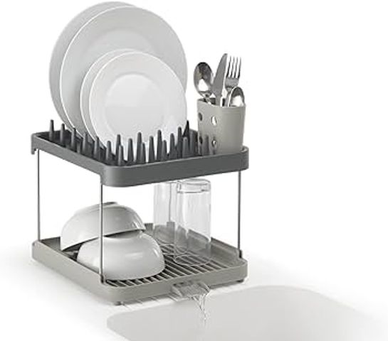  Giá úp bát đĩa 2 tầng Joseph Joseph Duo 2-Tier Dish Rack 851660 (Grey)
