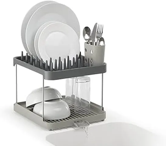  Giá úp bát đĩa 2 tầng Joseph Joseph Duo 2-Tier Dish Rack 851660 (Grey)